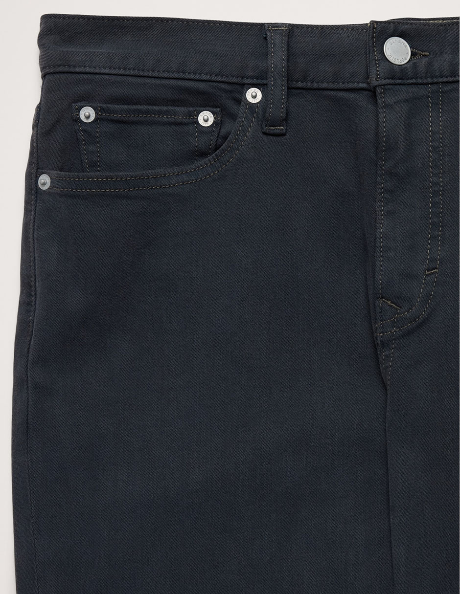 Jeans straight deslavado para hombre 6