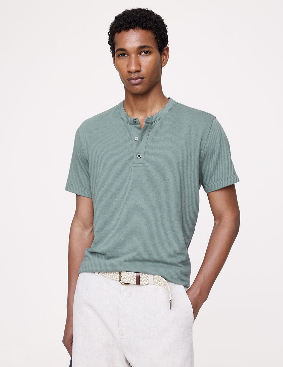 Playera manga corta para hombre 1
