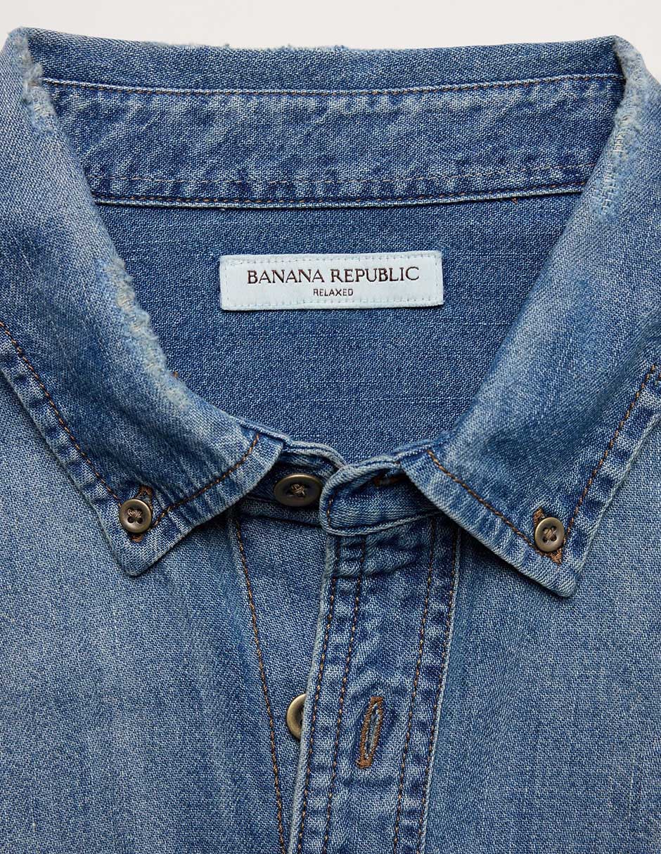 Camisa semiformal manga larga para hombre 2