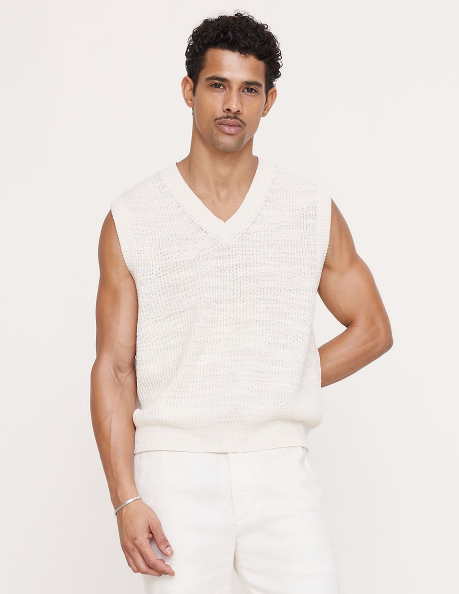 Chaleco tejido para hombre