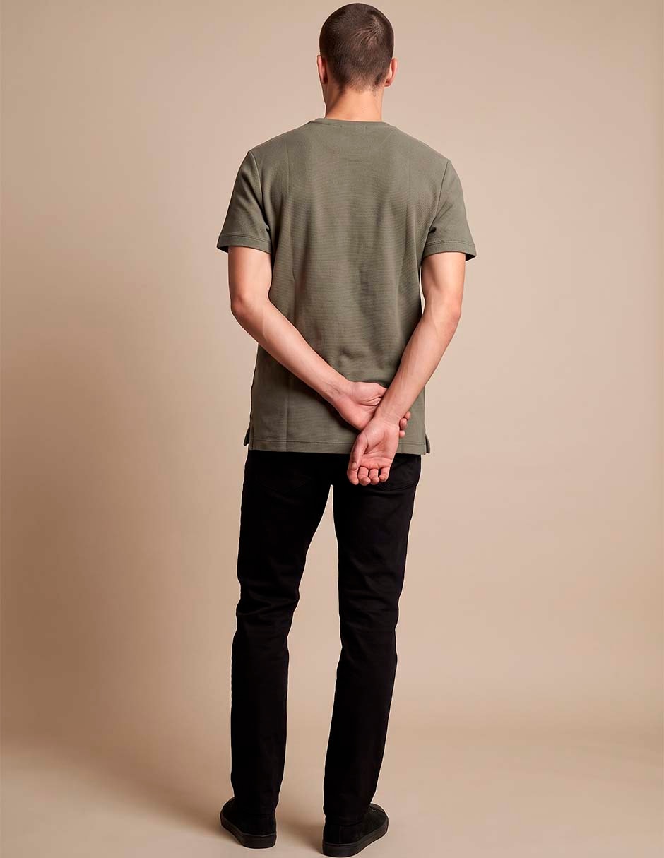 Playera cuello redondo para hombre 2
