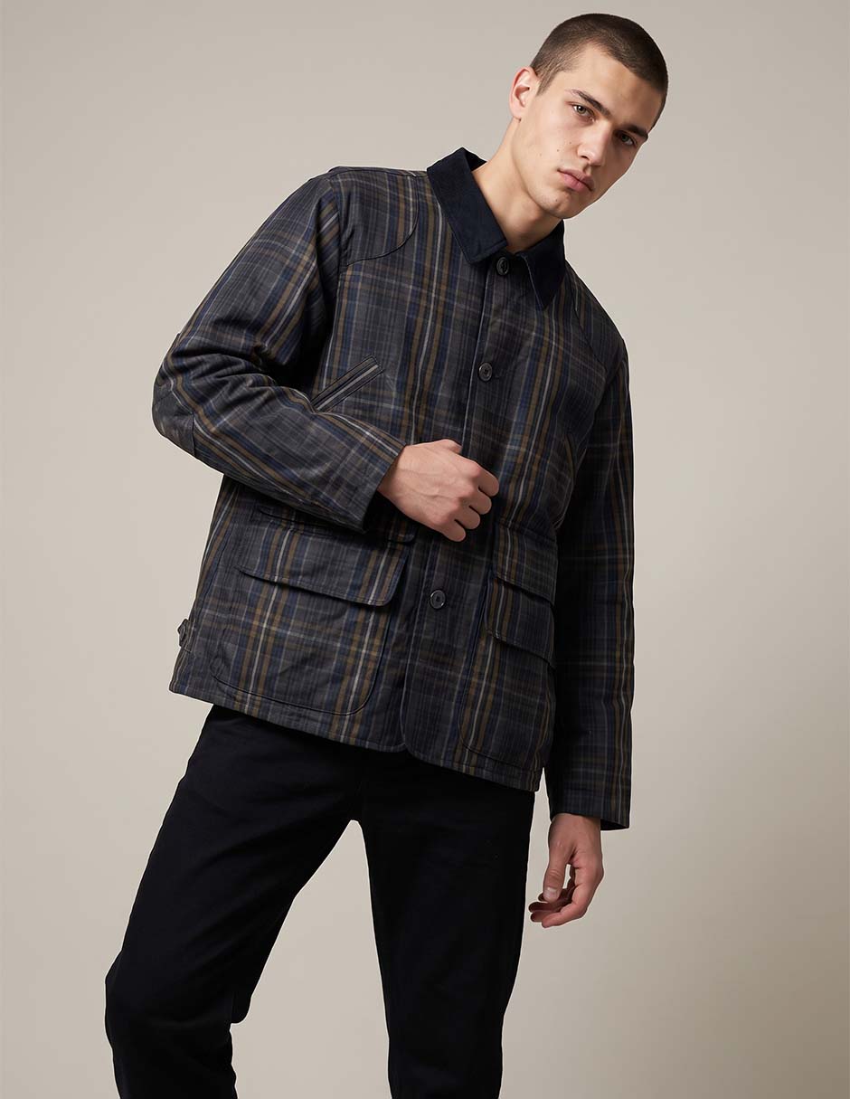 Chamarra casual con bolsillos para hombre Chamarra casual con bolsillos para hombre