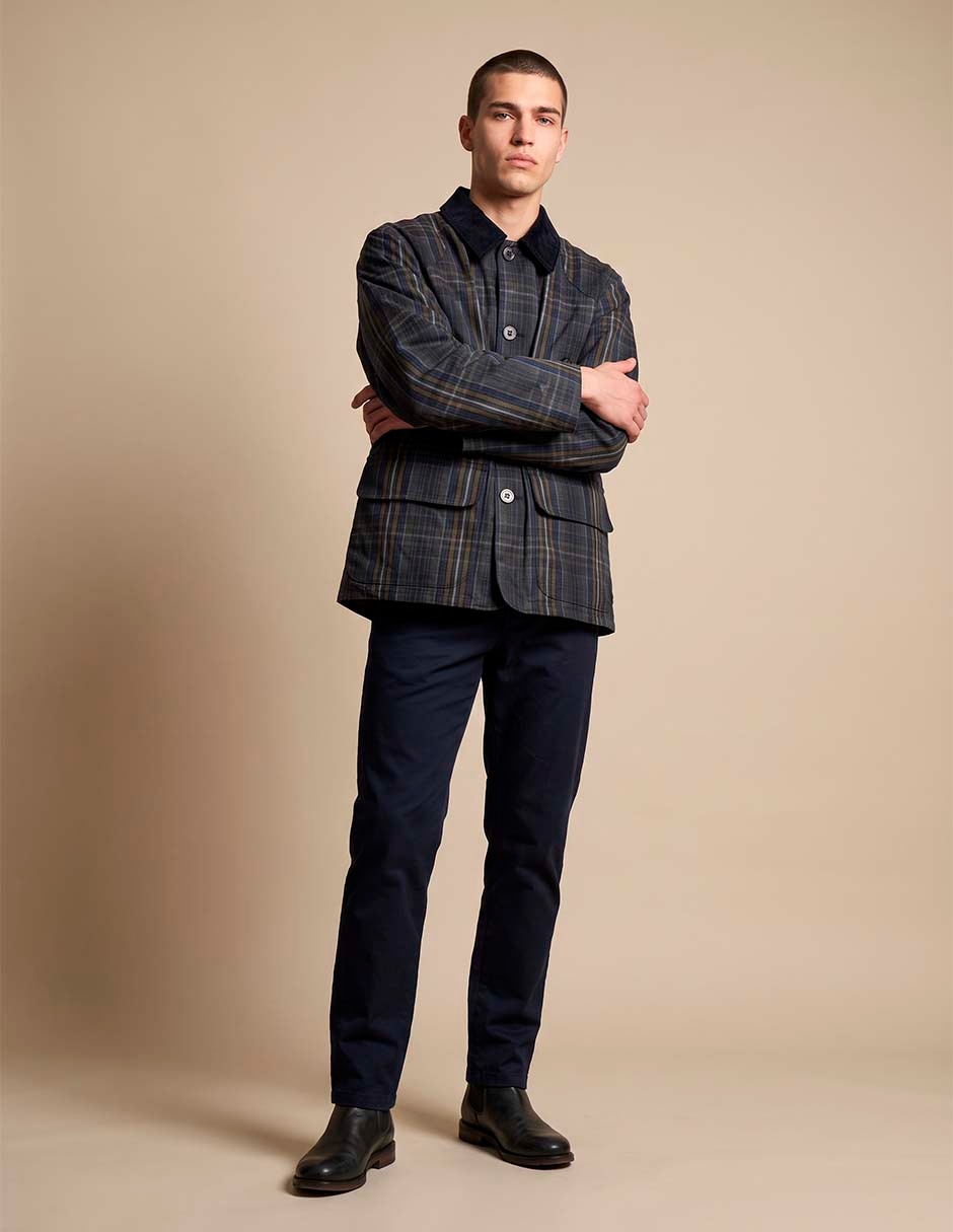 Chamarra casual con bolsillos para hombre 3