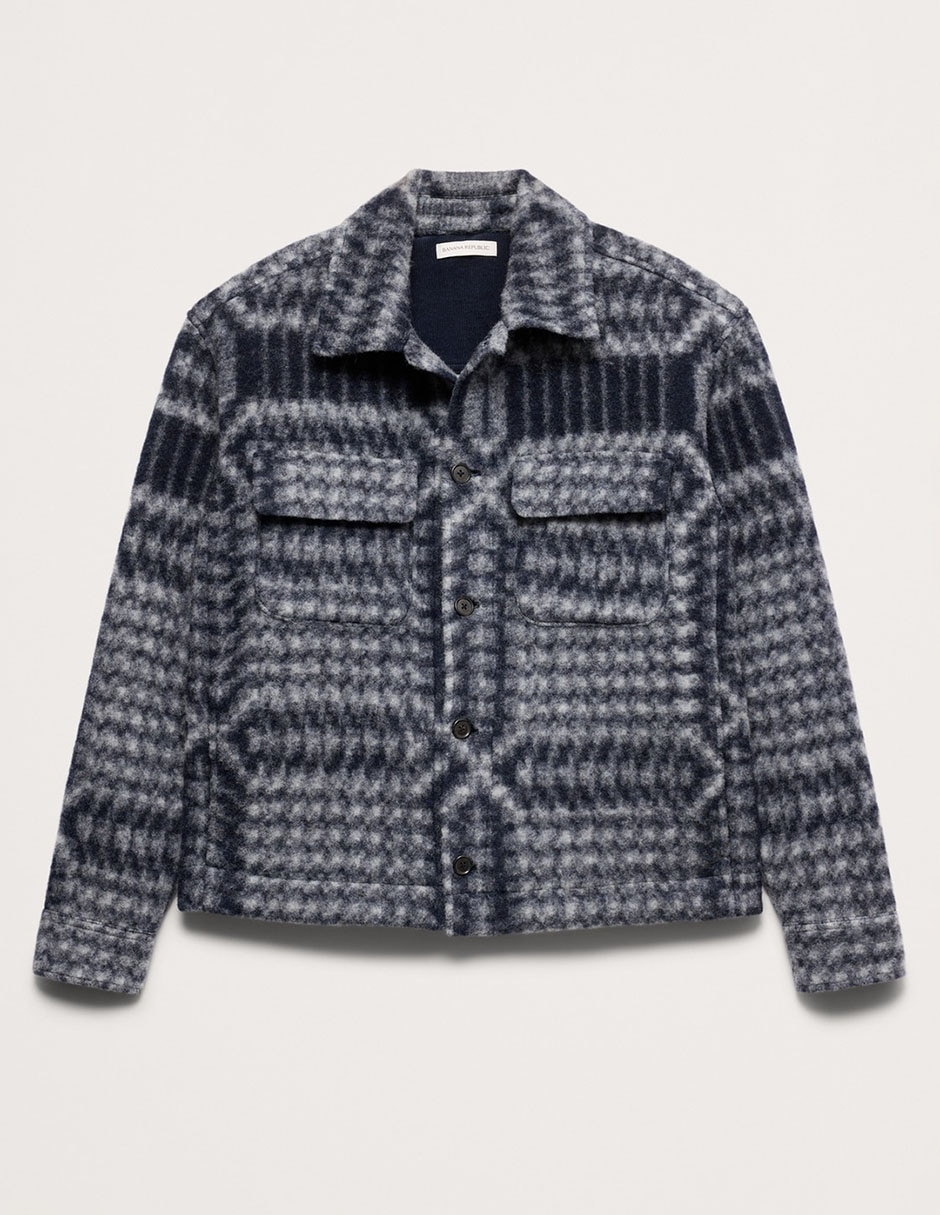 Chamarra casual bolsillos para hombre 2