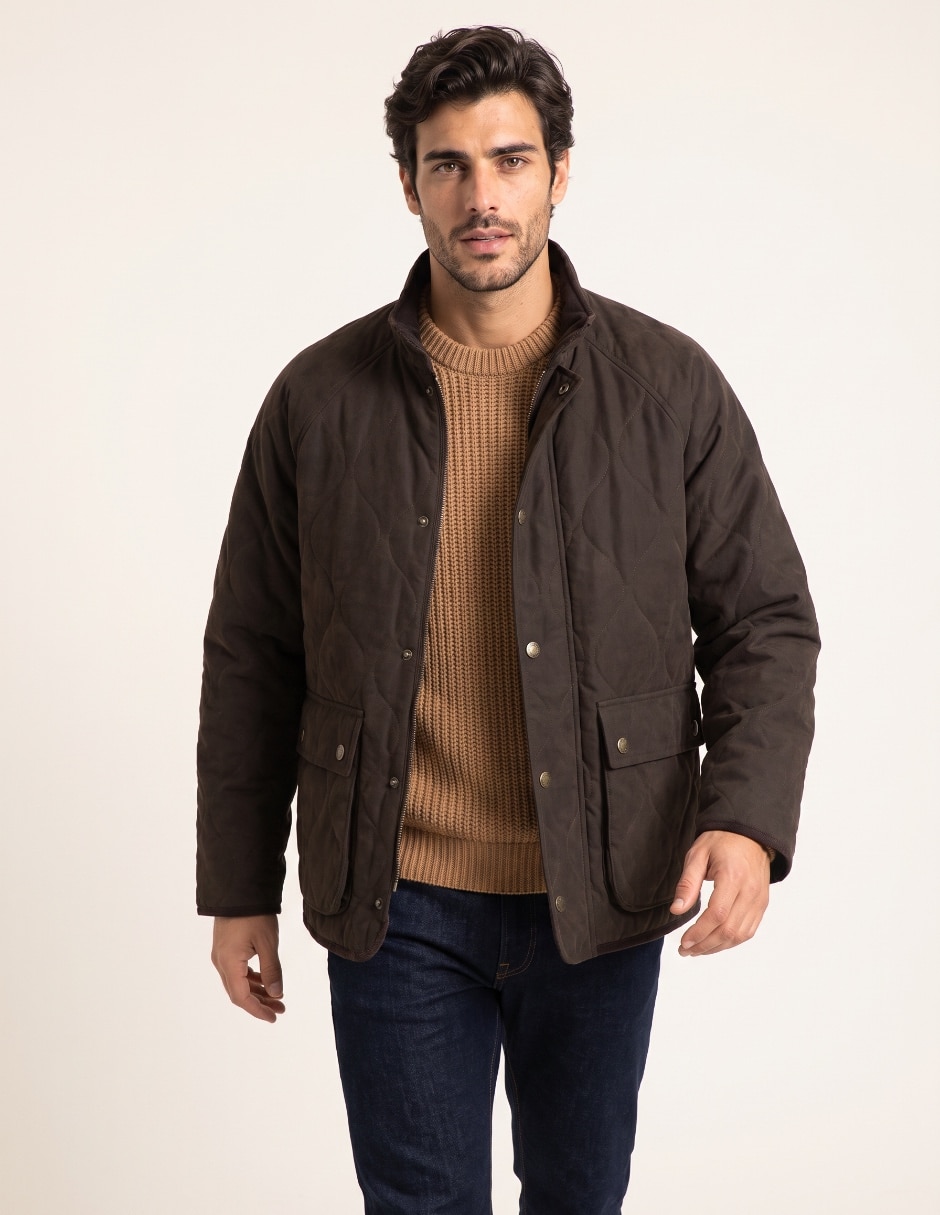 Chamarra con bolsillos para hombre Chamarra con bolsillos para hombre
