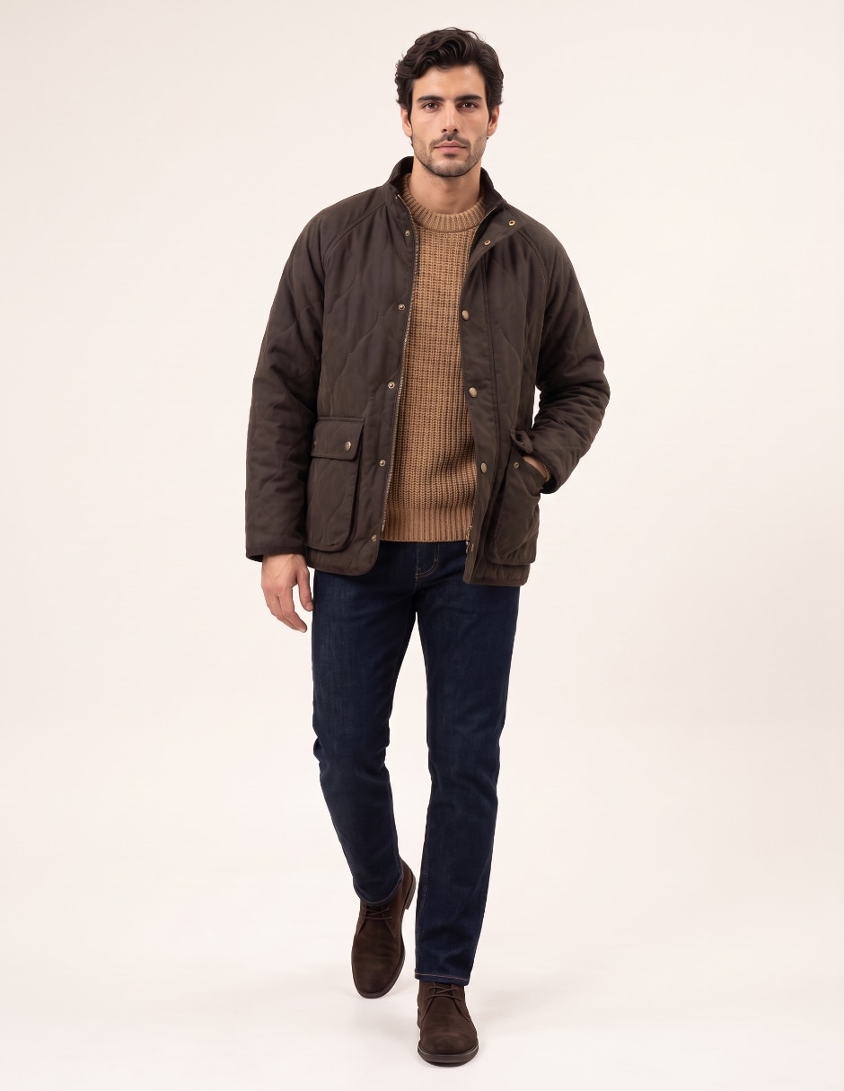 Chamarra con bolsillos para hombre 3