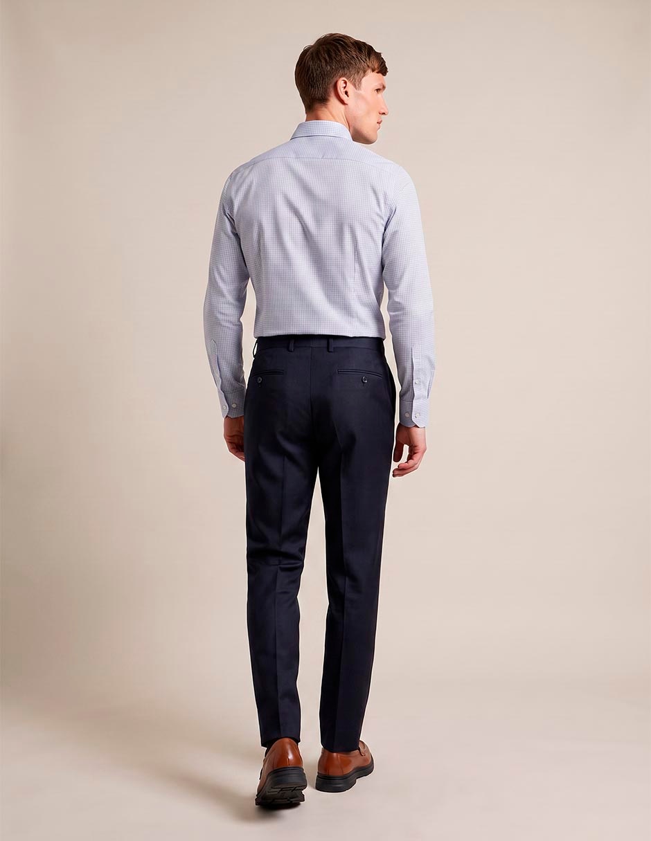 Pantalón de vestir slim de algodón para hombre 4