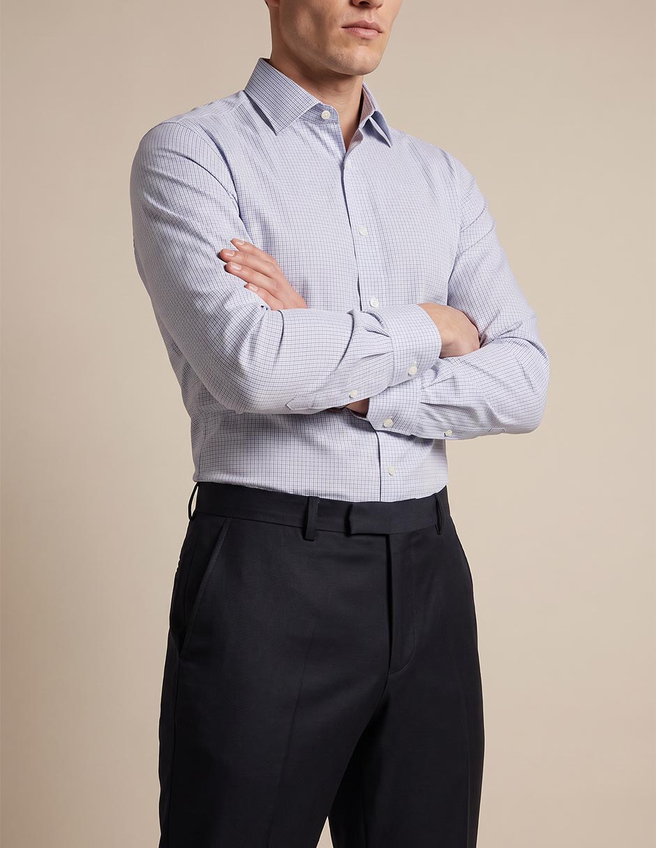Pantalón de vestir slim de algodón para hombre 3