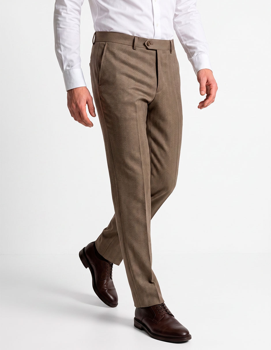 Pantalón de vestir slim para hombre