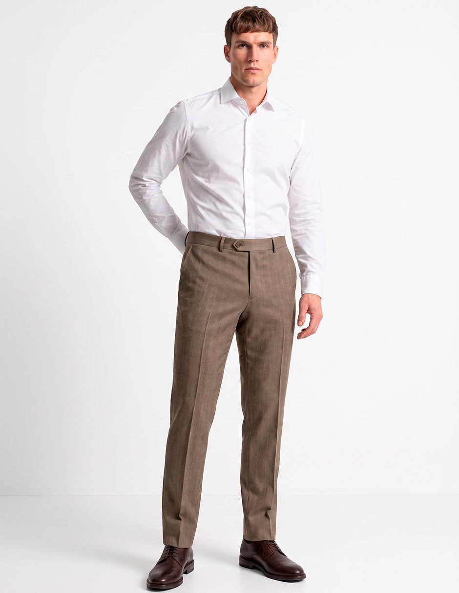 Pantalón de vestir slim para hombre 3