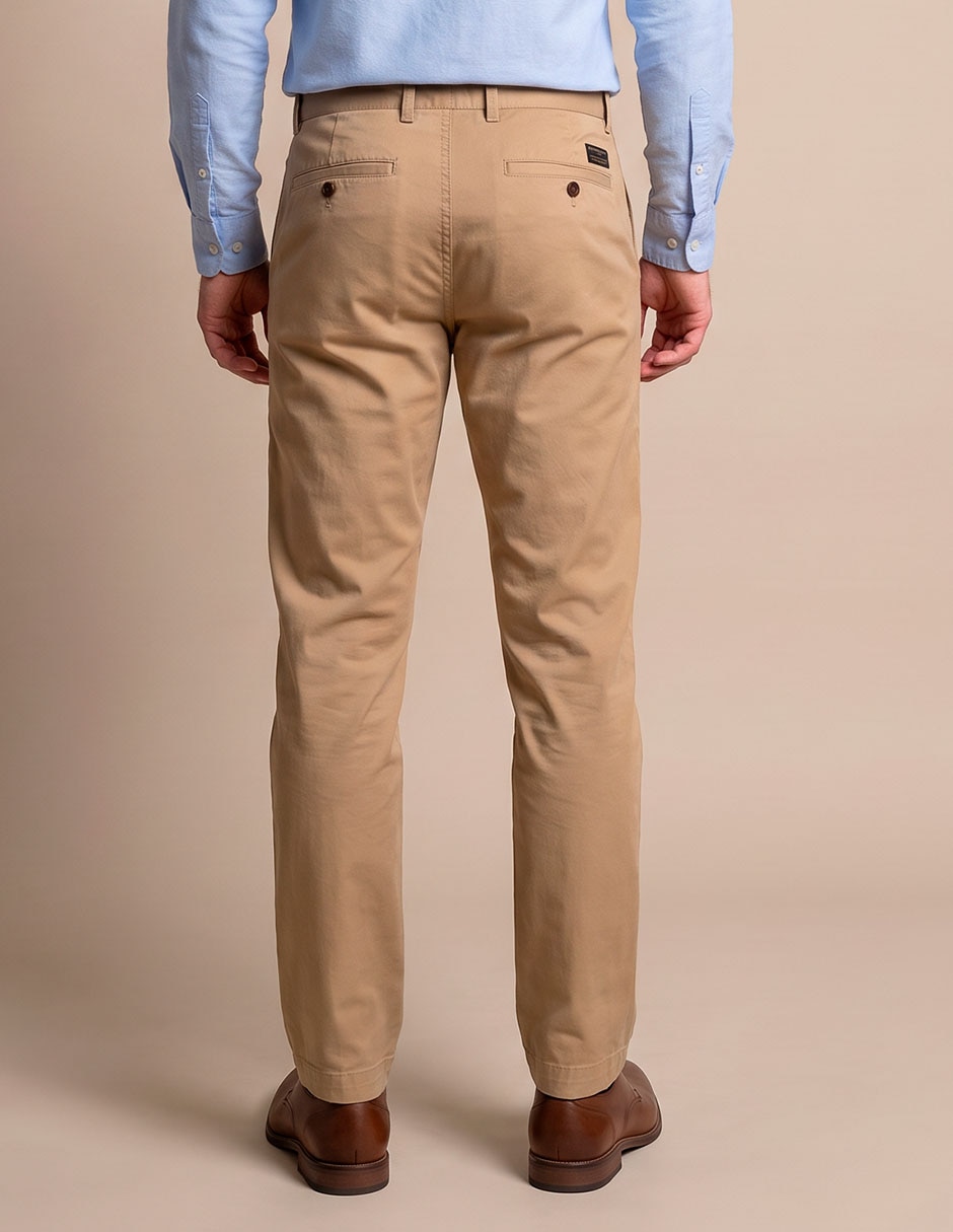 Pantalón casual straight para hombre 4