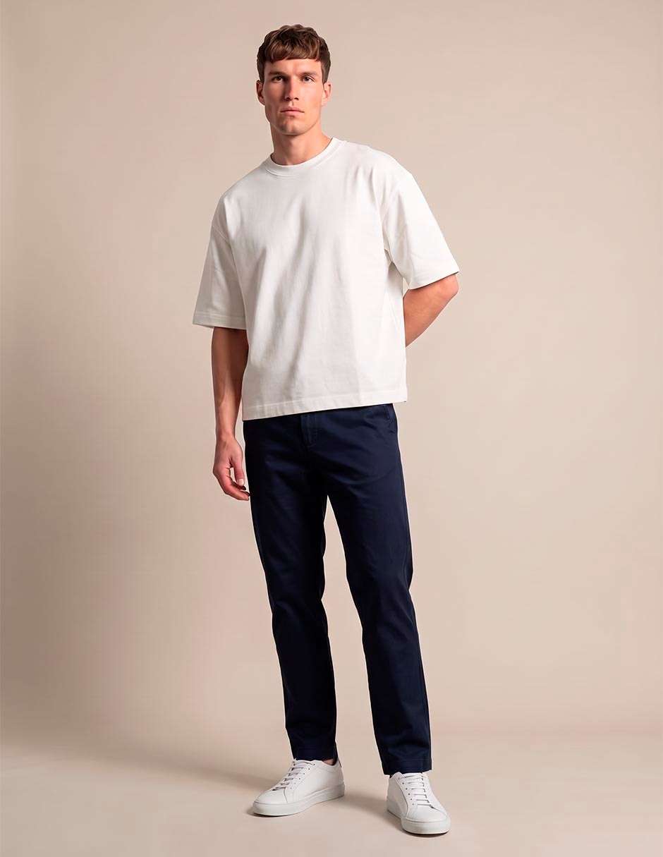 Playera cuello redondo para hombre